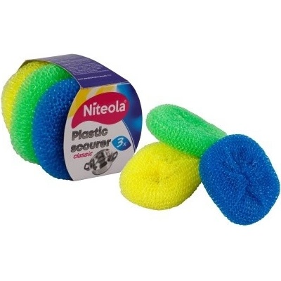 NITEOLA Plastic Scourer drôtenka na riad 3ks