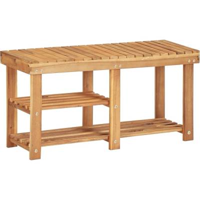 Nábytek XL 90 x 32 x 46 cm masivní akáciové dřevo 45932