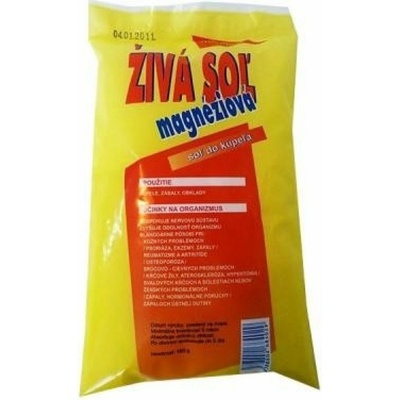 Sloven Magnéziová živá soľ do kúpeľa 500 g