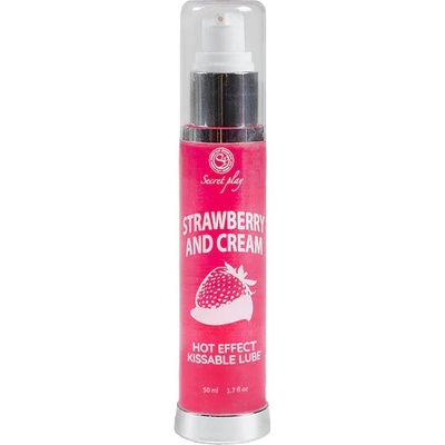 Secret Play Kissable Lube & Hot Oil Strawberry & Cream 50 ml