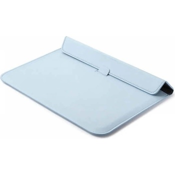 SES 2v1 Puzdro s magnetom a stojanom z ekokože pre Apple MacBook Air 13,6" (2024, M3) - svetlo modré 17228