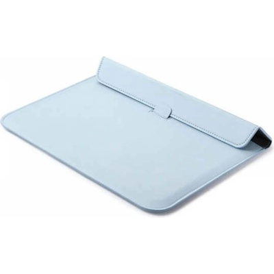 SES 2v1 Puzdro s magnetom a stojanom z ekokože pre Apple MacBook Air 13,6" (2024, M3) - svetlo modré 17228