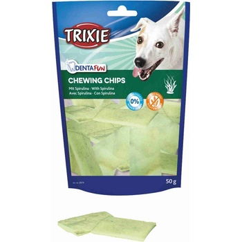 TRIXIE Denta Fun Chewing Chips with Spirulina Algae ленти със спирулина за профилактика на устната хигиена