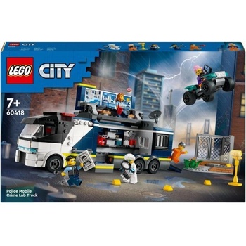 LEGO® City 60418 Mobilné kriminalistické laboratórium policajtov