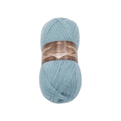 Alize Angora Gold Simli 114 modro sivá