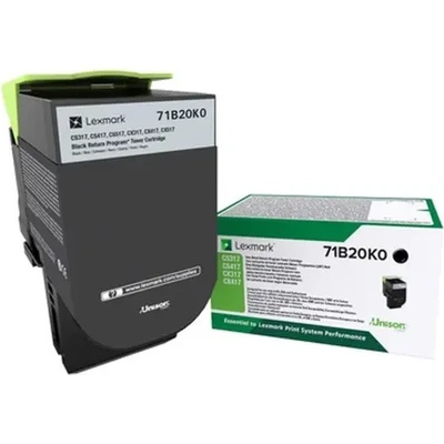 Lexmark КАСЕТА ЗА LEXMARK CX317/CX417/CX517/CS317/CS417/CS517 Series - Black - Return program cartridge - PN 71B20K0 (101LEX CS317BR)