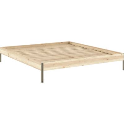 Karup Core bed natural pine borovice / sagegreen raw