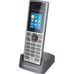 Grandstream Безжичен VoIP телефон Grandstream DP722, за бази Grandstream DP750 и DP752, 1.8" (4.57 cm) цветен LCD дисплей, до 10 SIP акаунта, до 10 линии, сив (DP722)