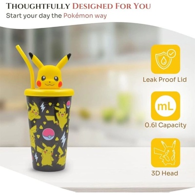 Character HOX Licensed 3D Soda Cup - Pokemon