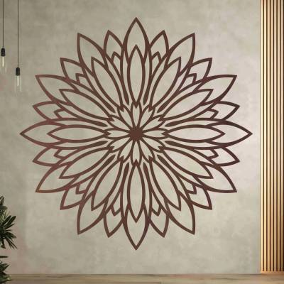 Drevená mandala na stenu