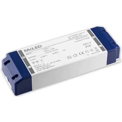 MCLED Napaječ LED 12V/12,5A ML-732.075.11.0 IP20, plastové provedení se svorkovnicí ML-732.075.11.0