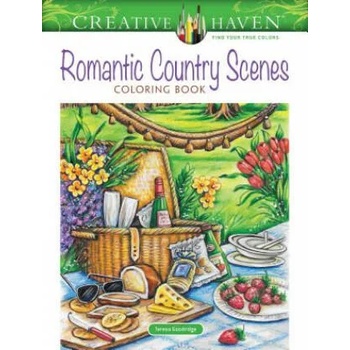 Creative Haven Romantic Country Scenes Coloring Book