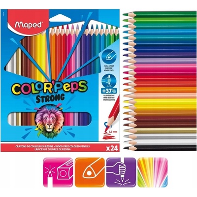 Maped 9862 Color'Peps Strong pastelky 24 ks
