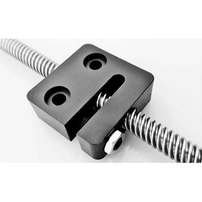 Exallto Пластмасова гайка за трапецовиден винт Т8 стъпка 2 мм с коректор на луфта (Anti-Backlash Nut) - EX4301