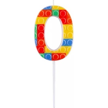 Godan Свещ с шарка на строителни блокчета - 0 (bh-spk0)