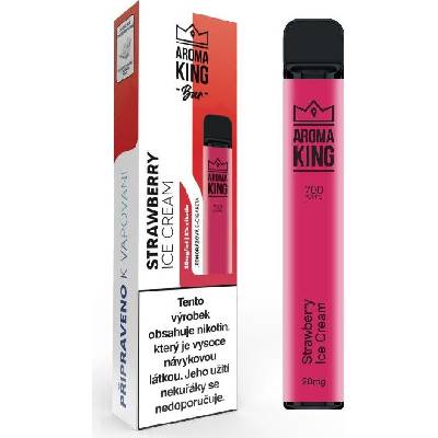 Aroma King Classic Strawberry Ice Cream 20 mg 700 potáhnutí – Zboží Dáma