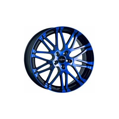 OXIGIN 14 10x22 5x108 ET45 blue polished matt