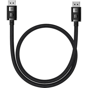 Baseus Кабел DisplayPort към DisplayPort с поддръжка на 8K (100 см) - Baseus High Definition DisplayPort to DisplayPort Cable 8K (черен) (B00633706111-00)