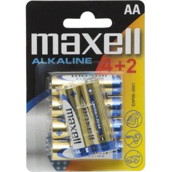 Maxell Алкални батерии Maxell AA 4+2бр/опаковка 18732 (18732)