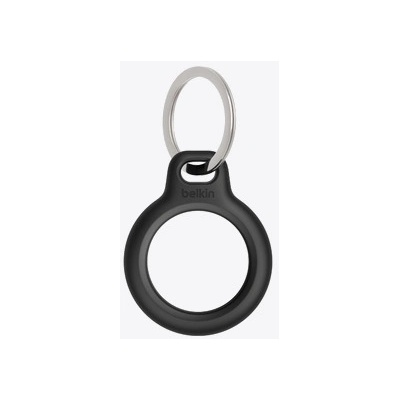 Apple Belkin Secure Holder w Keyring - Airtag - Black (F8W973btBLK)