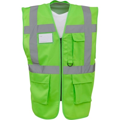 Yoko hi-vis hvw801 / Многофункционална жилетка - лайм xxl (79w80112205)
