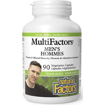 Natural Factors MultiFactors Men's Hommes, 90 капсули, Natural Factors