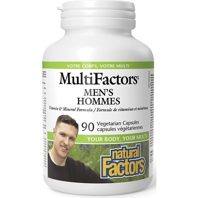 Natural Factors MultiFactors Men's Hommes, 90 капсули, Natural Factors