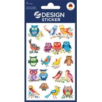 Avery zweckform Стикер, хартия, 3 листа, 76x120 mm, AVERY ZWECKFORM, "Z-Design No. 57512", сова (57512)