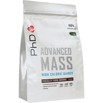 PhD Nutrition Advanced Mass / Hard Gainer Bulk Phase Formula [5400 грама] Шоколадово брауни