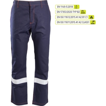 Polstar Памучен работен панталон Profflam специално проектиран за използване при заваряване (AOSP)