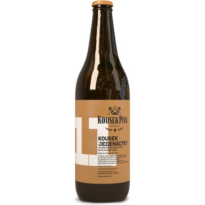 Kousek Piva Kousek Jedenáctky Silný Ležák 4.5% 11° 0.65 l (sklo)