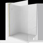 Mexen Kioto L душ стена Walk-in 70 x 200 см, райе, злато четкано - 800-070-103-55-09 (800-070-103-55-09)