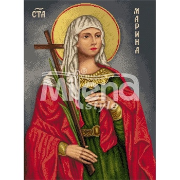 Milena Style Света Марина - гоблен със схема конци Ariadna 1: 1