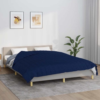 Pure Line Home Тежко одеяло синьо 220x235 см 15 кг