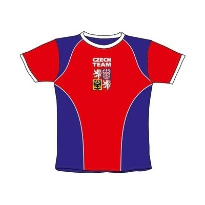 Futbalový dres ČR pánsky - červený-modrý, S
