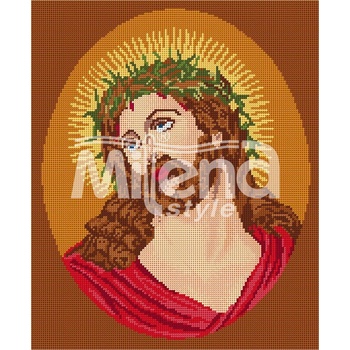 Milena Style Малкият Христос - гоблен със схема конци dmc 1: 1