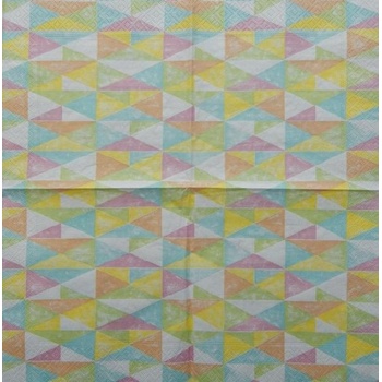 Paper Designe servítky Barevná geometrie 33x33cm