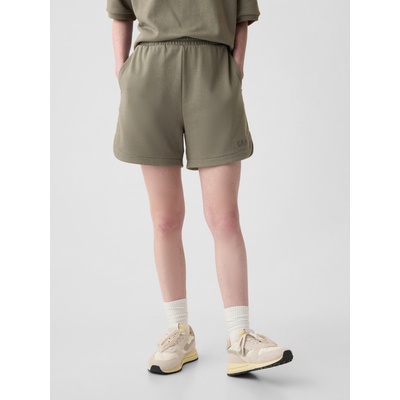 GAP Спортни шорти с лого GAP GAP | Siv | ЖЕНИ | S