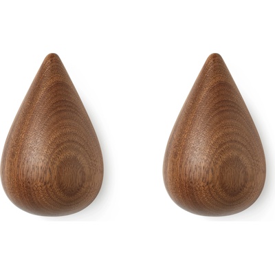 Normann Copenhagen Закачалки Dropit Walnut големи 2 бр (331561)