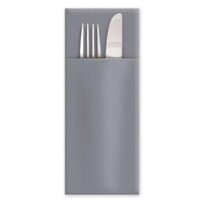 PAP FSC Mix Ubrousek CutleryStar 2V šedý 50ks 38x32cm
