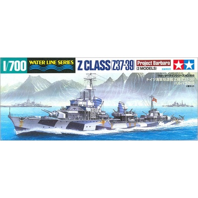 Tamiya 31908 Destroyer Z Class Barbara *2 1:700