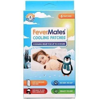 FeverMates cooling chladivé náplasti pri bolesti a horúčke 6 ks
