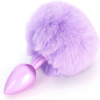 ToyJoy Happiness Enchanting Bunnytail Buttplug Purple