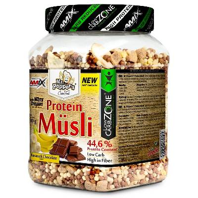 Amix Nutrition Protein Müsli 500 g čokoláda - banán