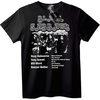 NOONEBRAND Класическа тениска с Black Sabbath - 2XL, Black