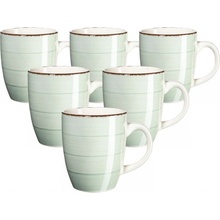 Mäser Sada keramických hrnčekov Bel Tempo zelená 6 x 380 ml