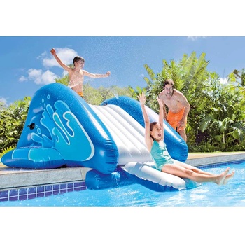 INTEX Надуваема водна пързалка "Kool Splash" синя (3202862)