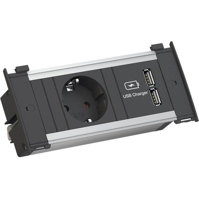 Bachmann KAPSA 1 Plug + 2 USB (927.251)