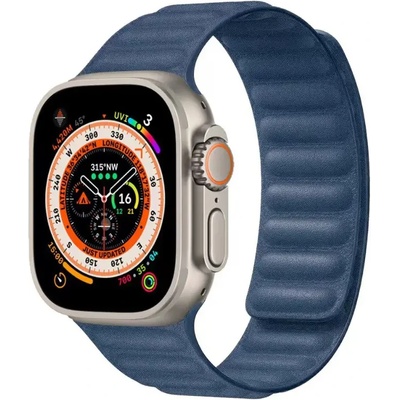 Xmart Каишка за Apple Watch Xmart, Магнитно захващане, 42/44/45/49 мм, Тъмносиня, 22815 (22815)