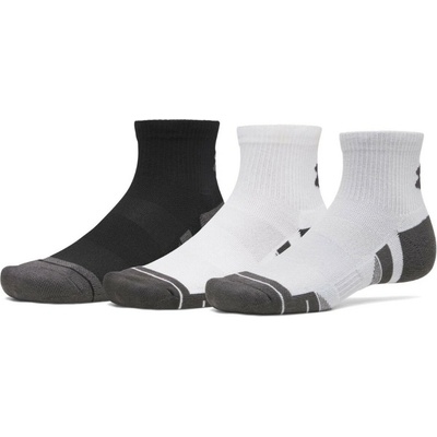 Under Armour Sada ponožiek New UA Perf Tech 3Pk Qtr sivá/biela